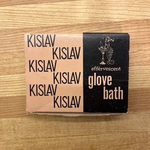 Vintage 1950s Kislav Effervescent Glove Bath